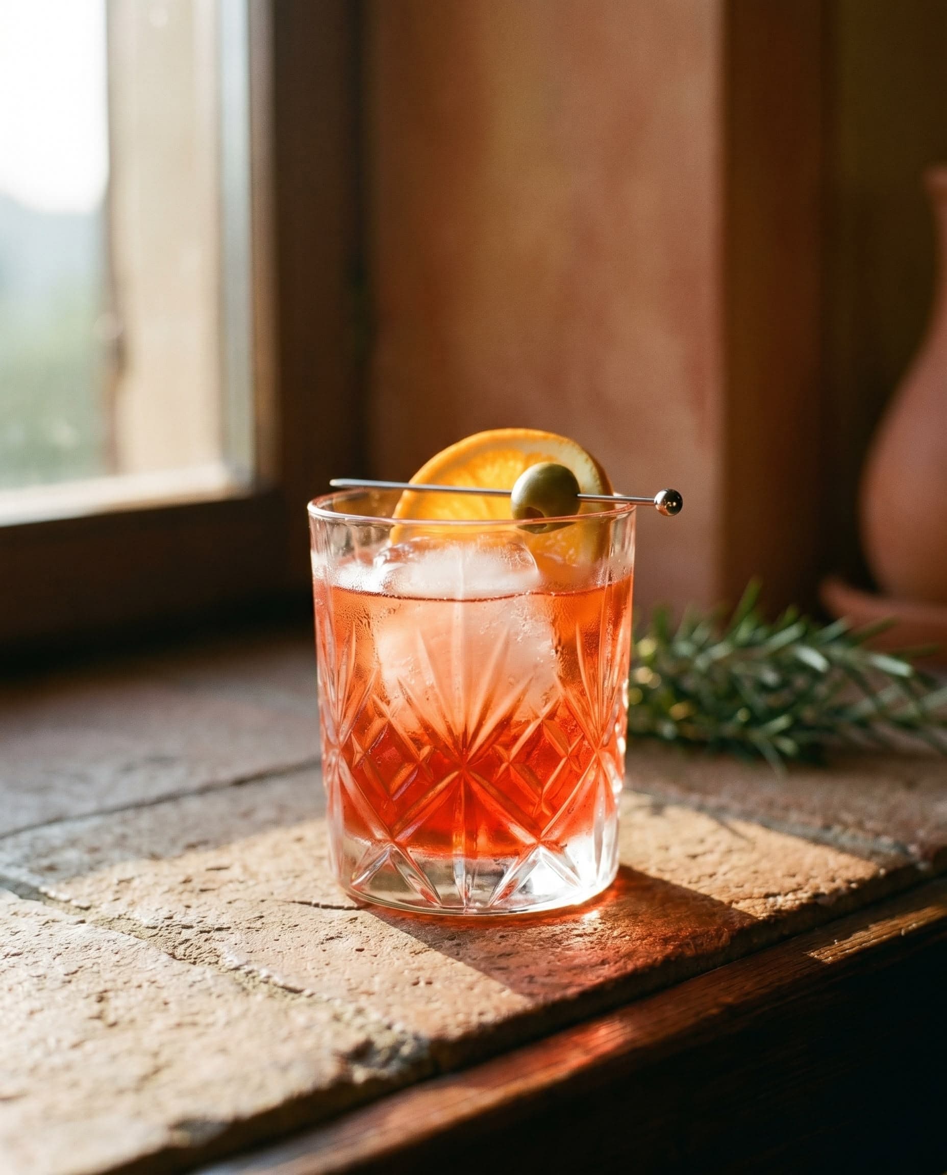 Frizero Spritz analcolico, golden hour